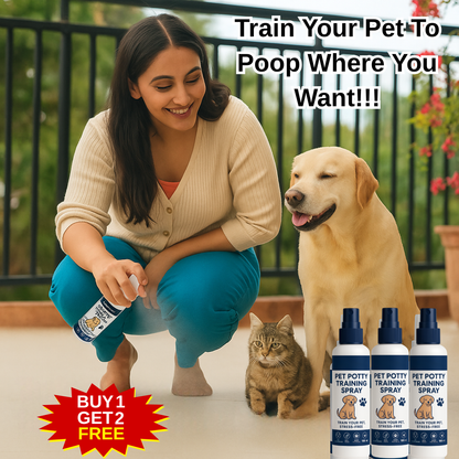 Pet Potty Training Spray | Buy 1 Get 2 Free