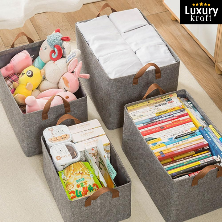 WardrobeBox™ Compact Foldable Organisers | 🔥 Pack Of 3 🔥