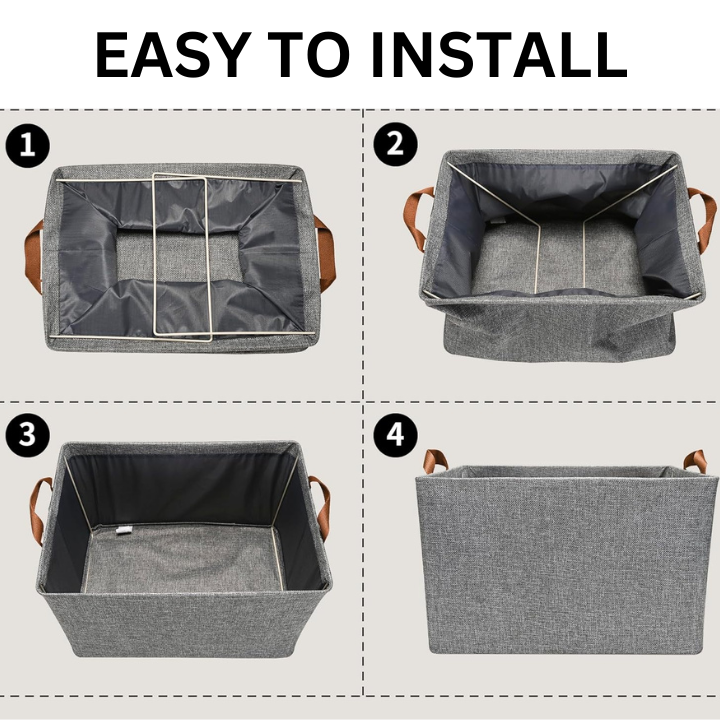 WardrobeBox™ Compact Foldable Organisers | 🔥 Pack Of 3 🔥