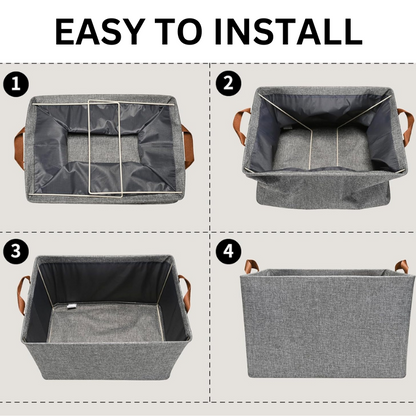 WardrobeBox™ Compact Foldable Organisers | 🔥 Pack Of 3 🔥