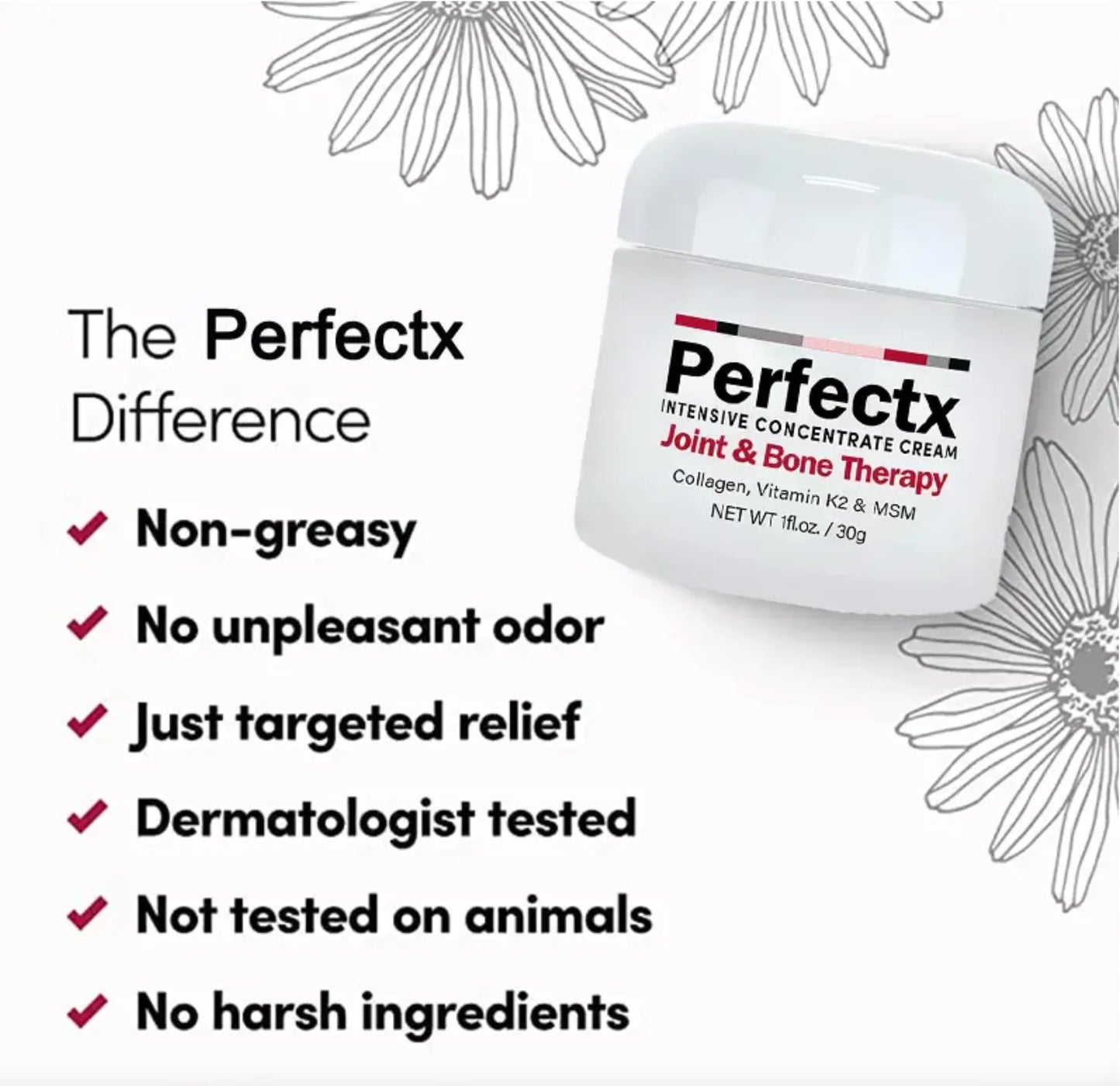 Perfectx Joint and Bone Treatment Cream (Buy 1 Get 2 Free)